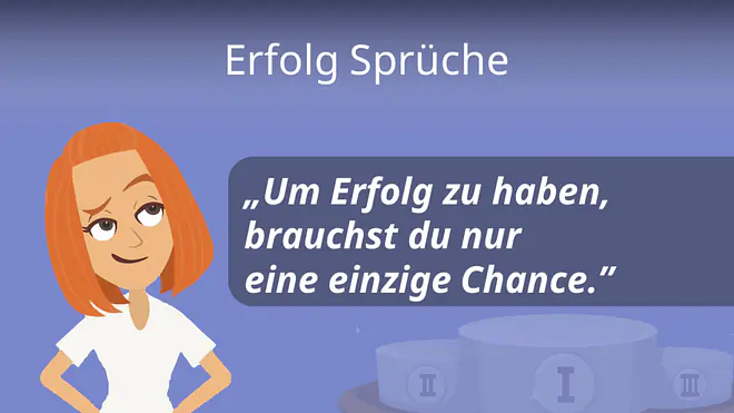 Zum Video: Erfolg Sprüche