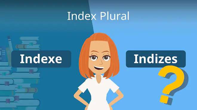 Zum Video: Index Plural