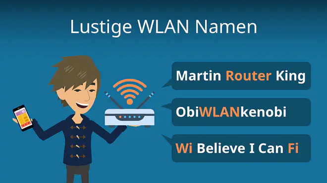 Zum Video: Lustige WLAN Namen