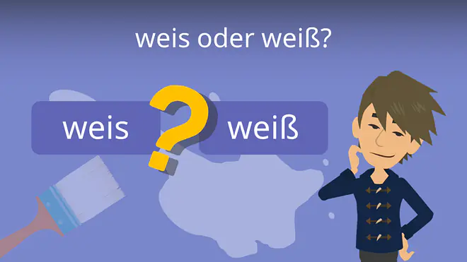 Zum Video: weis oder weiß?