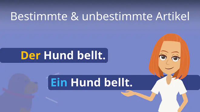 Zum Video: Bestimmte & unbestimmte Artikel
