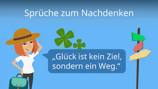Zum Video: Sprüche zum Nachdenken