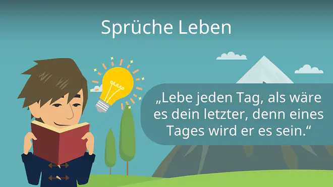 Zum Video: Sprüche Leben