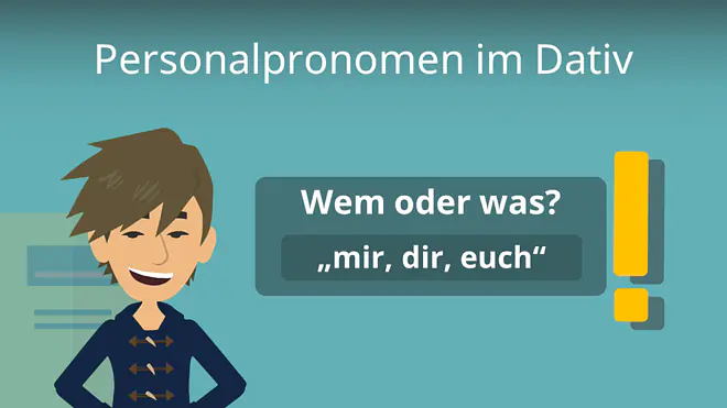 Zum Video: Personalpronomen im Dativ