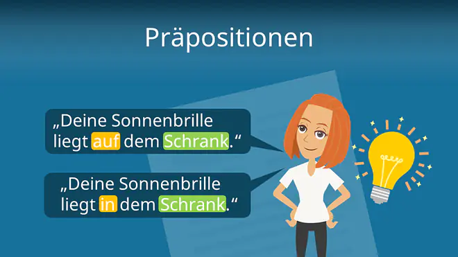 Zum Video: Präpositionen