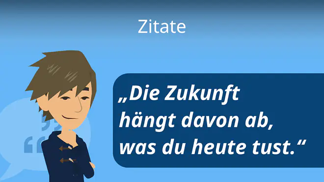Zum Video: Zitate