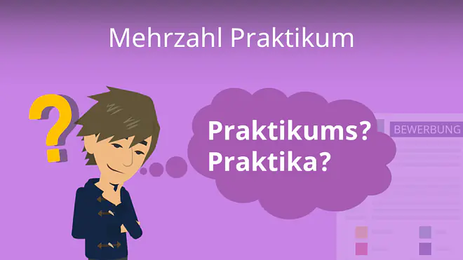 Zum Video: Mehrzahl Status