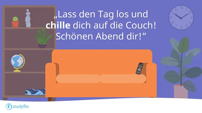 Lass den Tag los und chille dich auf die Couch! Schönen Abend dir!