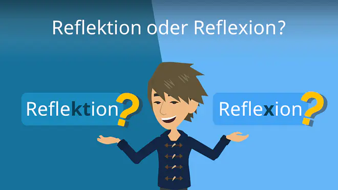 Zum Video: Reflektion oder Reflexion?