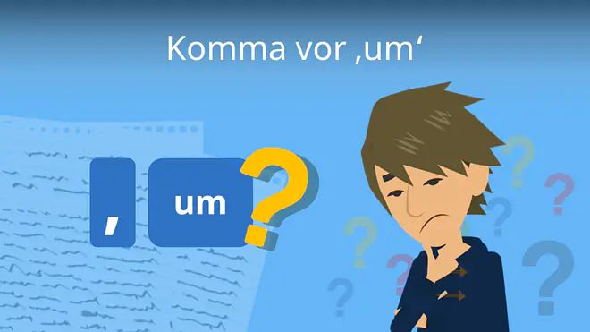 Zum Video: Komma vor "um"