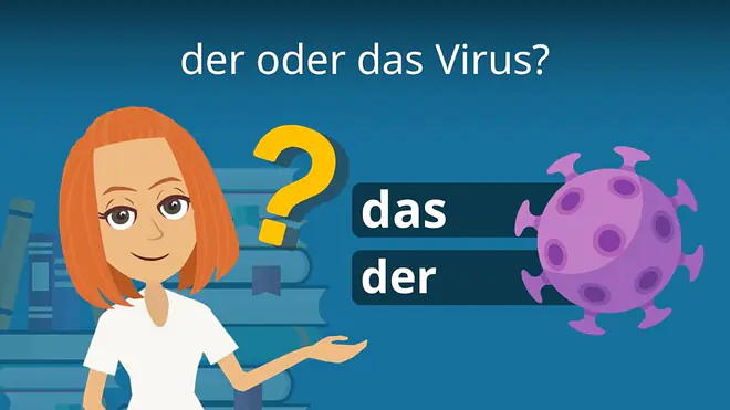 Zum Video: der oder das Virus? 