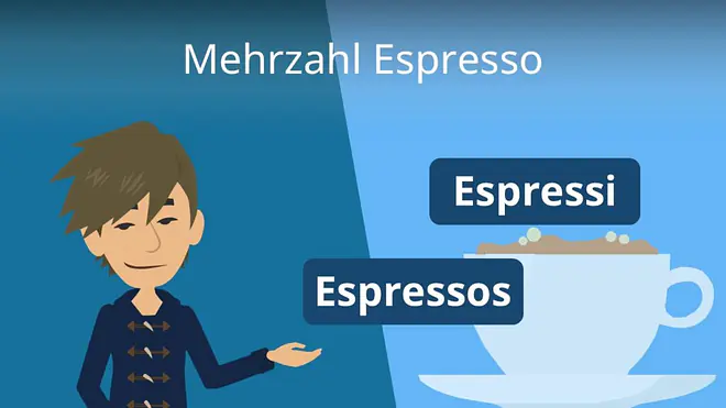 Zum Video: Mehrzahl Espresso