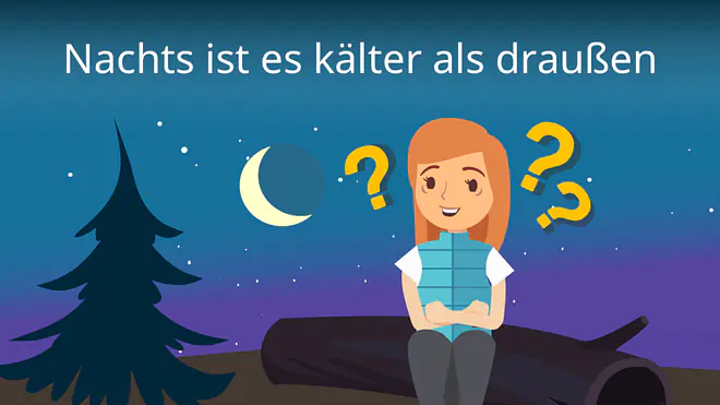 Zum Video: Nachts ist es kälter als draußen