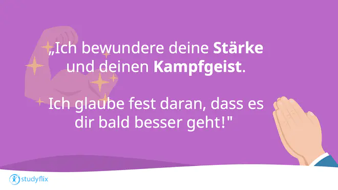 Genesungswünsche als Zitate