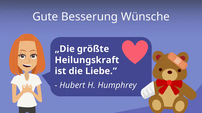 Zum Video: Gute Besserung Wünsche