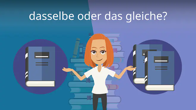 Zum Video: dasselbe oder das gleiche?