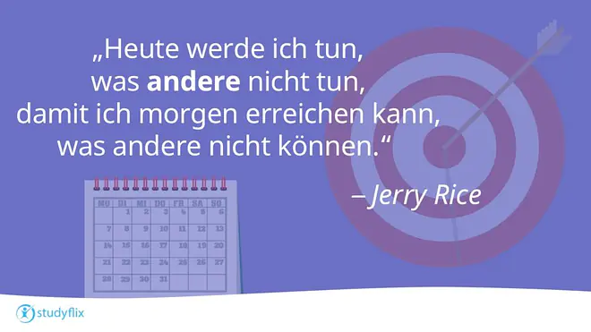 "Heute werde ich tun, was andere nicht tun, damit ich morgen erreichen kann, was andere nicht können." – Ein Zitat von Jerry Rice