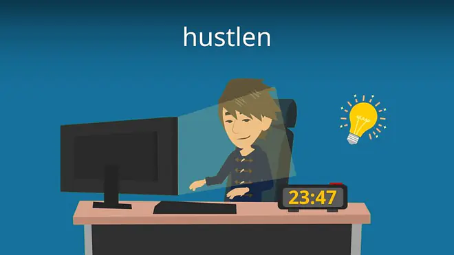 Zum Video: hustlen