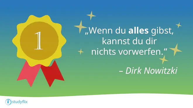 "Wenn du alles gibst, kannst du dir nichts vorwerfen." – Ein Zitat von Dirk Nowitzki