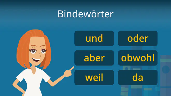 Zum Video: Bindewörter
