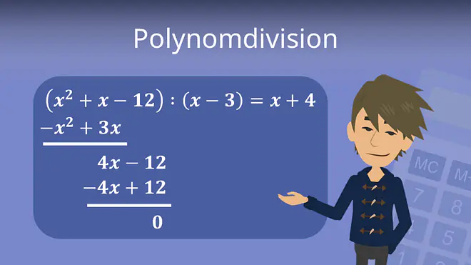 Zum Video: Polynomdivision
