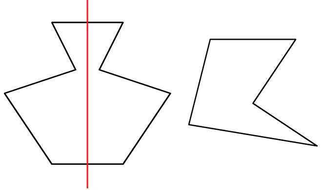 Figur, Symmetrie, symmetrisch, unsymmetrisch, Symmetrieachsen