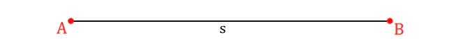 Strecke, geometrische Strecke, Strecke Geometrie, Strecke Mathe