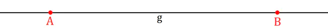 Gerade, geometrische Gerade, Gerade Geometrie, Gerade Mathe