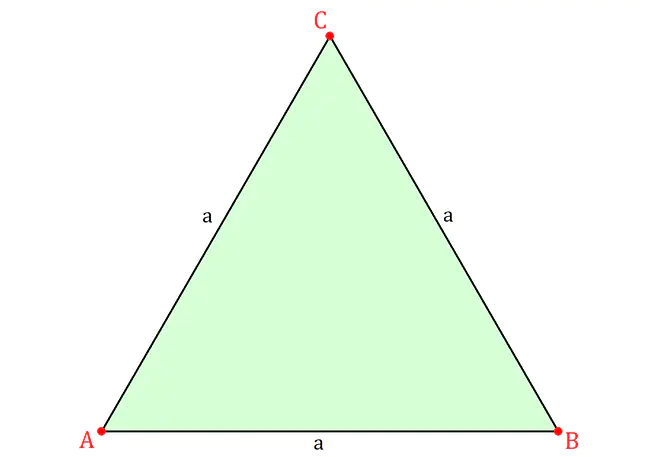 Gleichseitiges Dreieck, Dreieck gleichseitig, Geometrie gleichseitiges Dreieck, Dreieck Seiten gleich lang