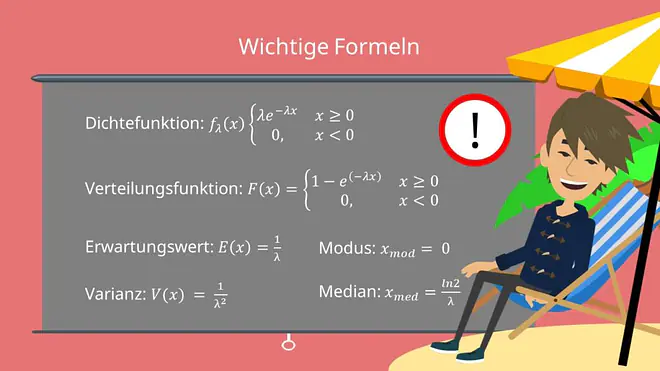  Exponentialverteilung, Exponentialverteilung Erwartungswert, Exponentialverteilung Varianz, Exponentialverteilung Formel