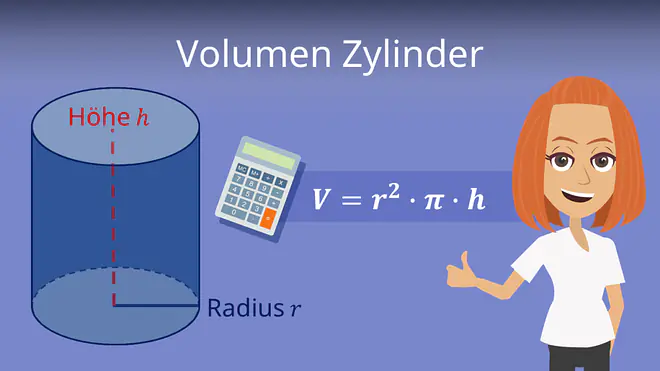 Zum Video: Volumen Zylinder