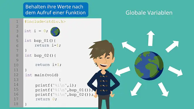 Globale Variablen C