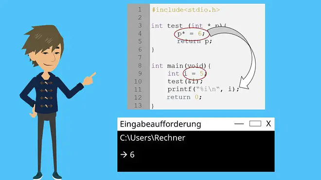 Zeiger C, Pointer C