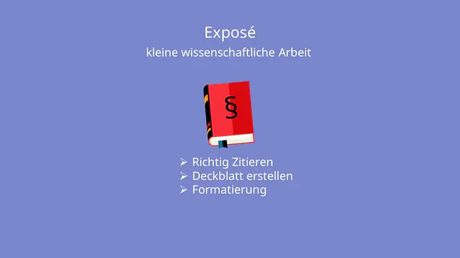 Expose Bachelorarbeit, Expose schreiben, Expose Beispiel