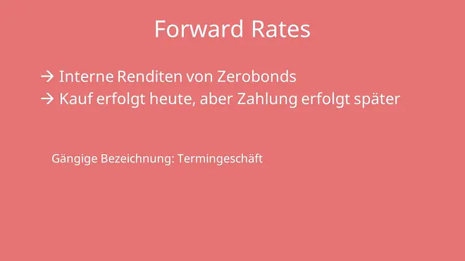 Forward Rate Definition