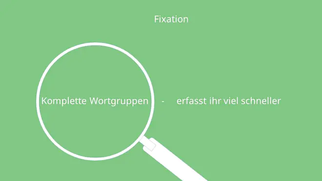 Speed Reading, Schnelllesen