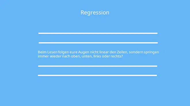 Speed Reading, Schnelllesen