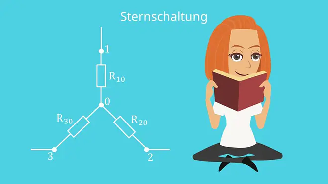 Stern-Dreieck-Schaltung, Sternschaltung, Widerstand