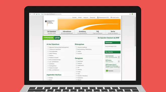 Stipendium im Ausland