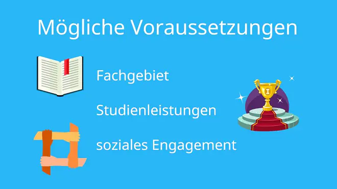 Voraussetzungen Stipendium