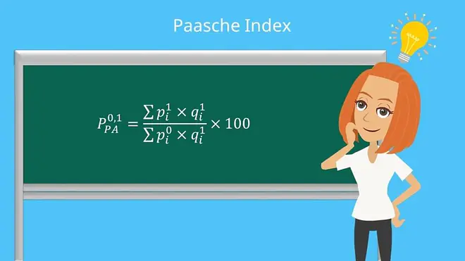 Formel zur Berechnung des Paasche Index