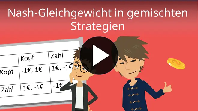 Nash-Gleichgewicht in gemischte Strategien