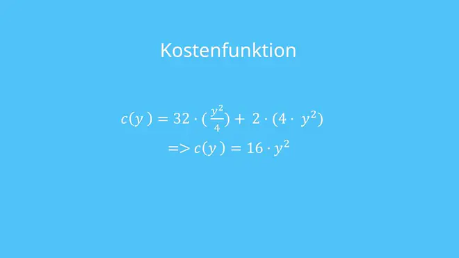 Kostenfunktion