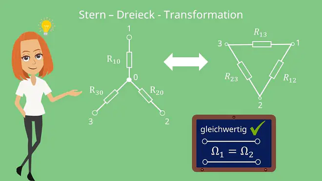 Stern Dreieck Umwandlung, Stern Dreieck Transformation, Widerstand, Dreieck Stern Umwandlung