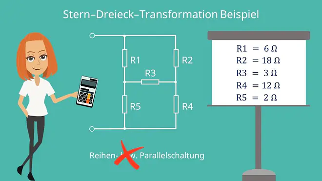 Stern-Dreieck-Transformation Beispiel