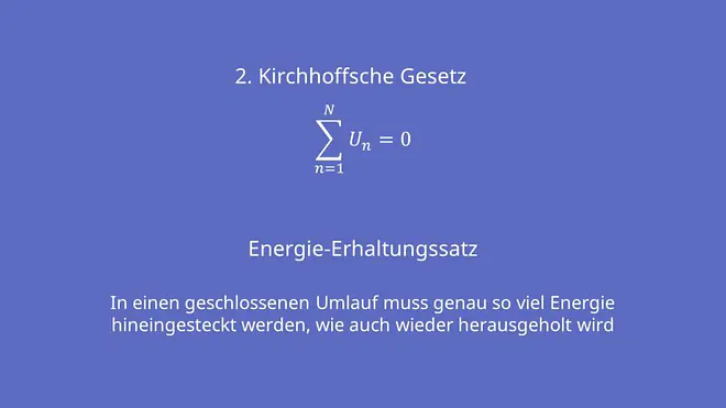 Kirchhoffsche Regeln, Kirchhoffsche Gesetze, Maschenregel, Knotenregel