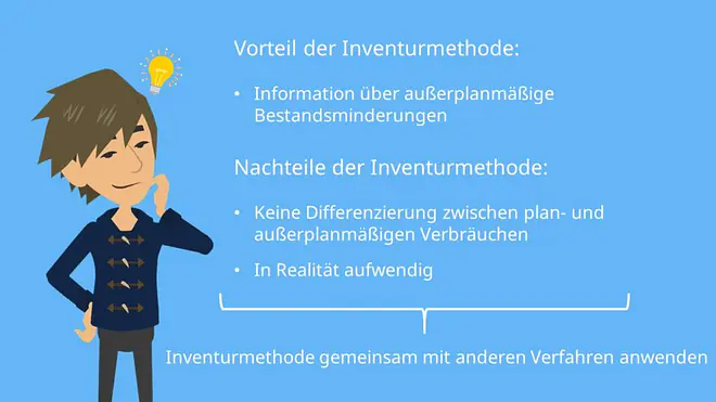 Vor- und Nachteile Inventurmethode