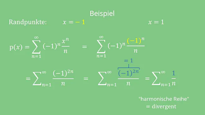 Potenzreihen Beispiele