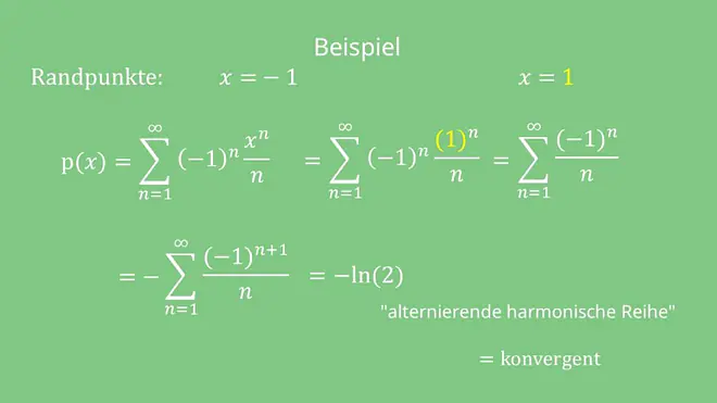 Potenzreihen Beispiele