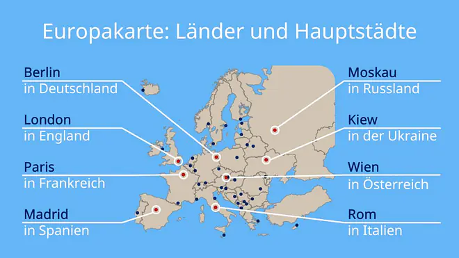 Europa Länder und Hauptstädte, Hauptstädte Europa, Länder und Hauptstädte Europa, europäische Hauptstädte, alle Haupstädte Europas, europakarte mit Hauptstädten, EU Hauptstädte, karte Europa Länder, hauptstädte europas karte, wie viele Hauptstädte hat Europa